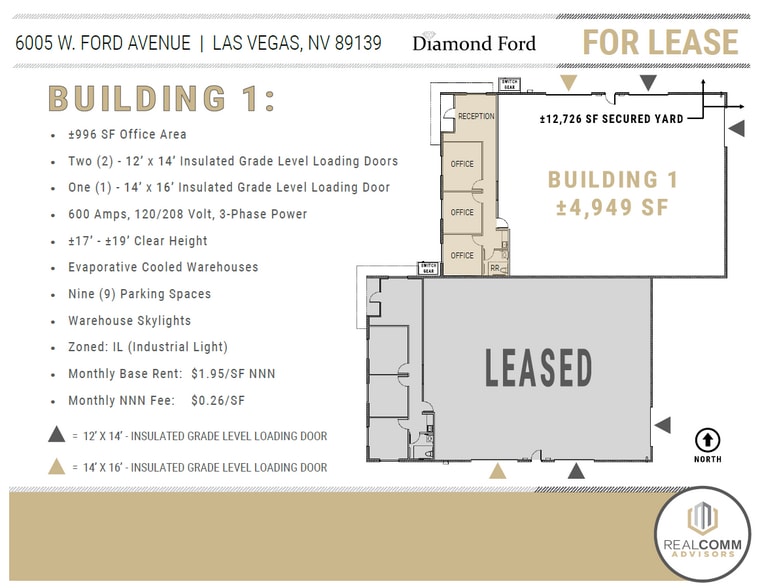 6005 W Ford Ave, Las Vegas, NV for lease - Building Photo - Image 3 of 4