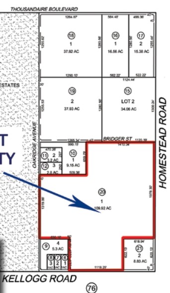 6630 S Homestead Rd, Pahrump, NV for sale - Plat Map - Image 1 of 1