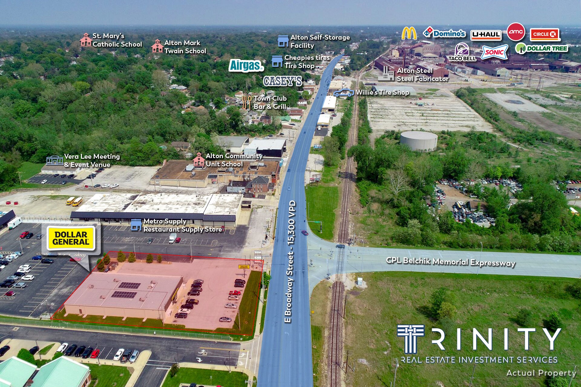 1822 E Broadway, Alton, IL 62002 St. Louis Dollar General