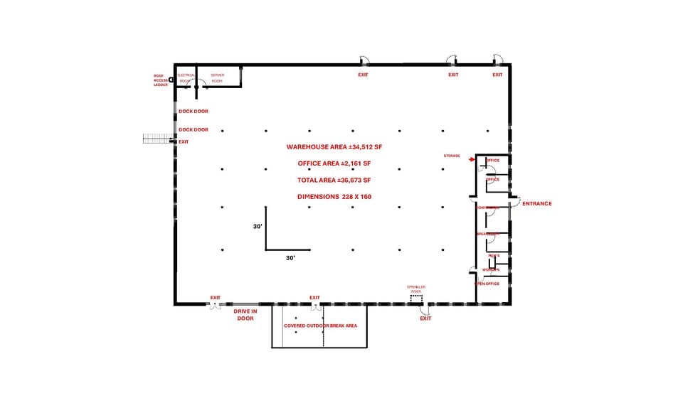 179 Regional Pky, Orangeburg, SC for lease - Floor Plan - Image 3 of 4