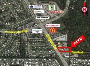 7770 S US Highway 1, Port Saint Lucie, FL - AERIAL  map view - Image1