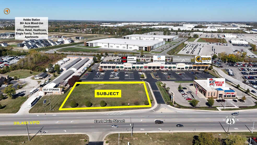 2702 E Main St, Plainfield, IN for sale - Aerial - Image 1 of 1