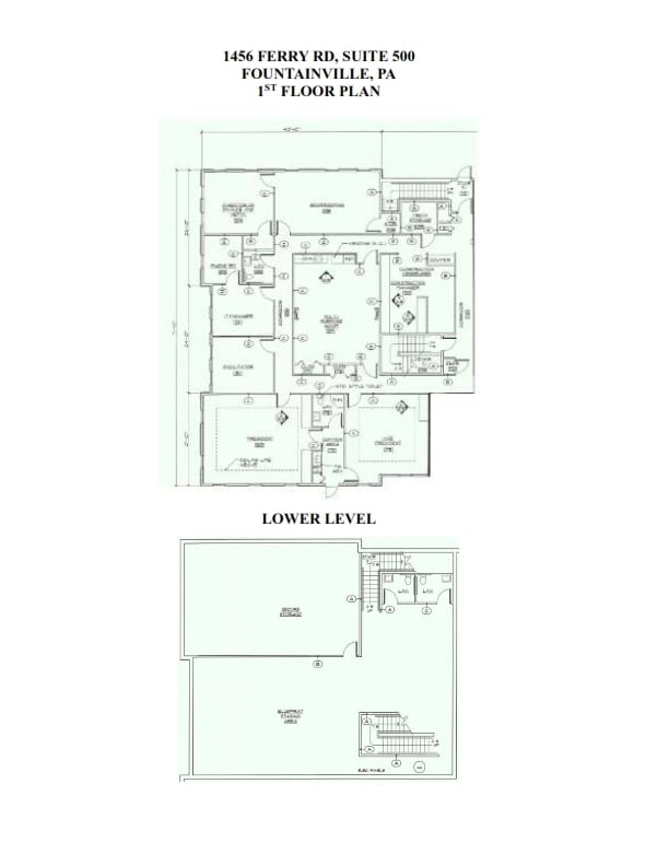 1456 Ferry Rd, Doylestown, PA for lease Floor Plan- Image 1 of 1