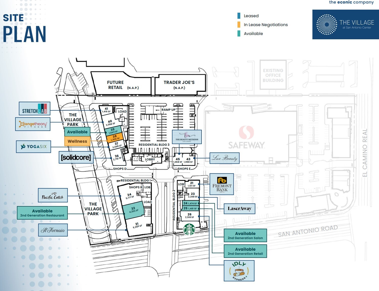 San Antonio Rd, Los Altos, CA for lease Site Plan- Image 1 of 1