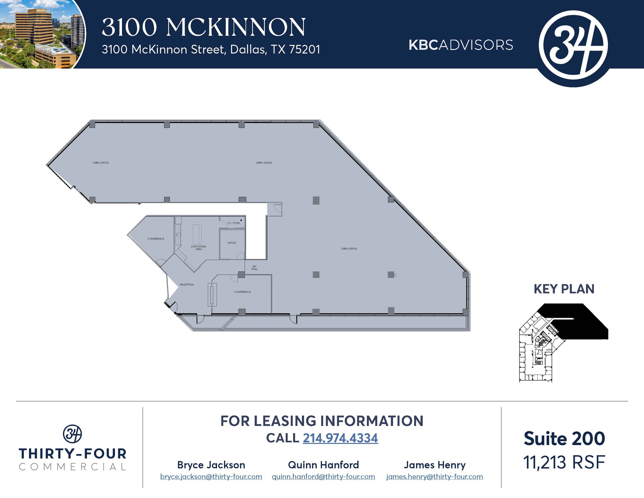 3100 McKinnon St, Dallas, TX for lease Floor Plan- Image 1 of 1