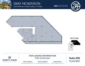 3100 McKinnon St, Dallas, TX for lease Floor Plan- Image 1 of 1