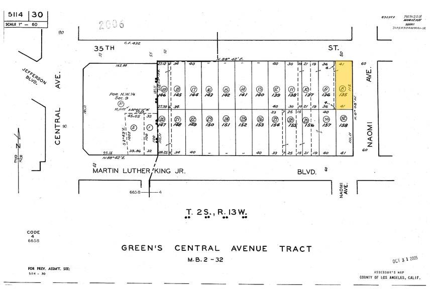 1194 E 35th St, Los Angeles, CA for sale - Plat Map - Image 2 of 12
