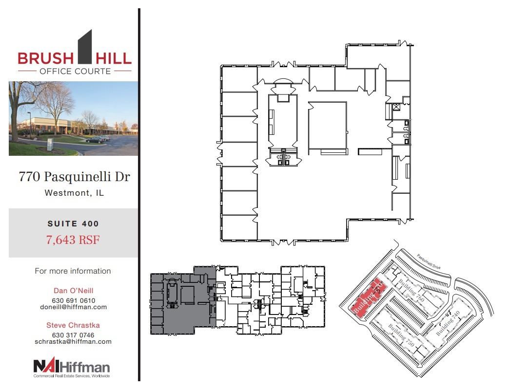 740 Pasquinelli Dr, Westmont, IL for lease Floor Plan- Image 1 of 1