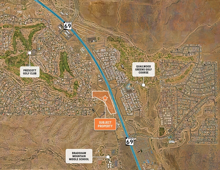 12151 AZ-69, Dewey, AZ for sale - Aerial - Image 1 of 3