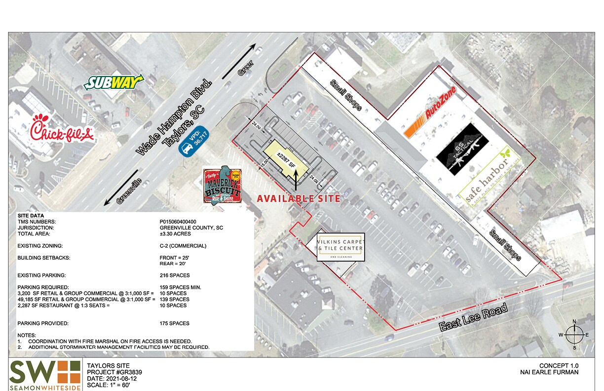 2830 Wade Hampton Blvd, Taylors, SC for sale Building Photo- Image 1 of 1