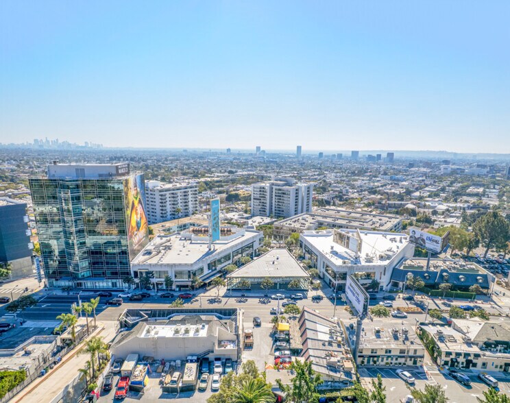 8590 W Sunset Blvd, West Hollywood, CA for lease - Aerial - Image 3 of 17