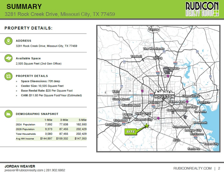 3281 Rocky Creek Dr, Missouri City, TX for lease - Building Photo - Image 2 of 23