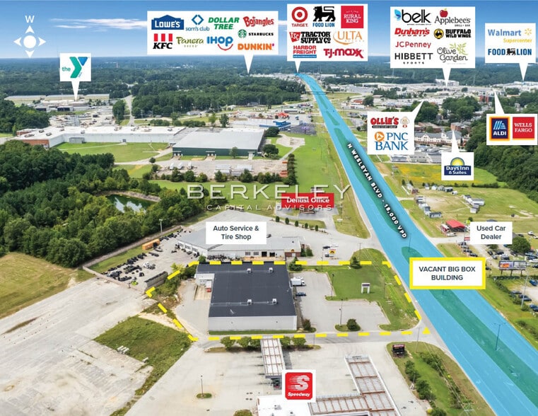 1473 N Wesleyan Blvd, Rocky Mount, NC for sale - Building Photo - Image 3 of 8