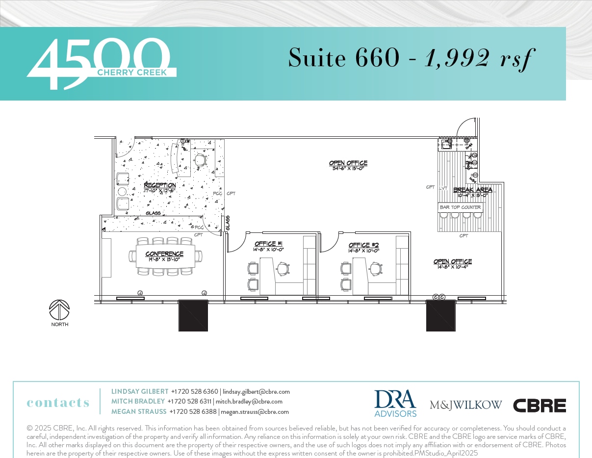 4500 S Cherry Creek Dr, Denver, CO for lease Floor Plan- Image 1 of 1