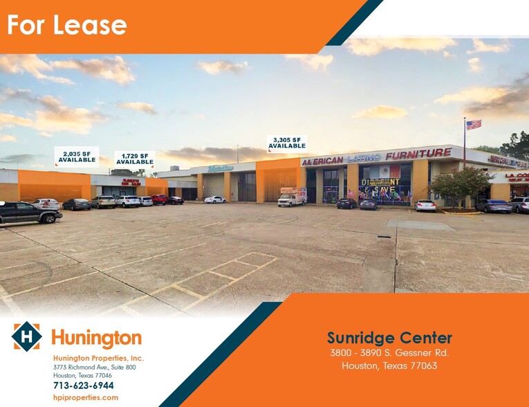 3800-3892 S Gessner Rd, Houston, TX for lease - Building Photo - Image 1 of 1