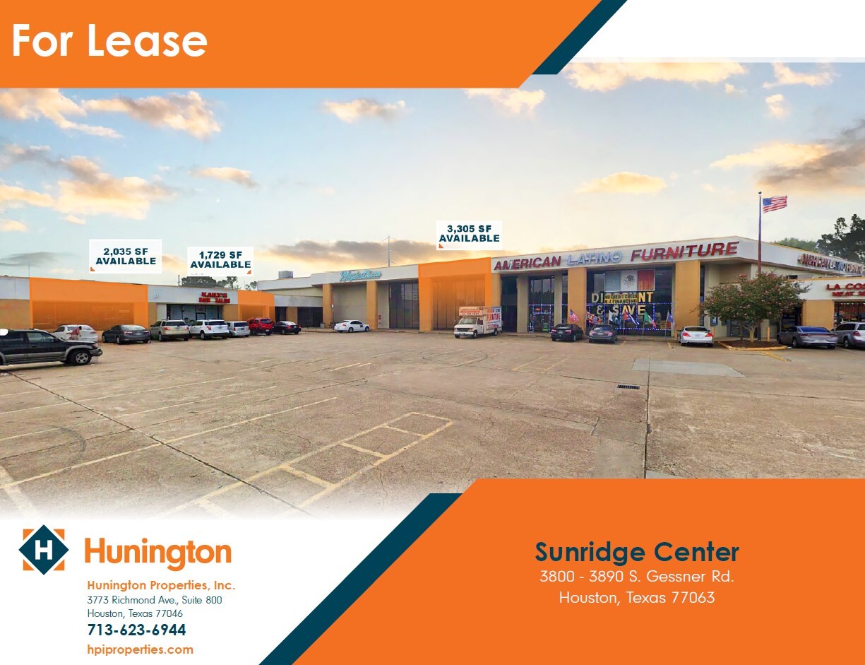 3800-3892 S Gessner Rd, Houston, TX for lease Building Photo- Image 1 of 2