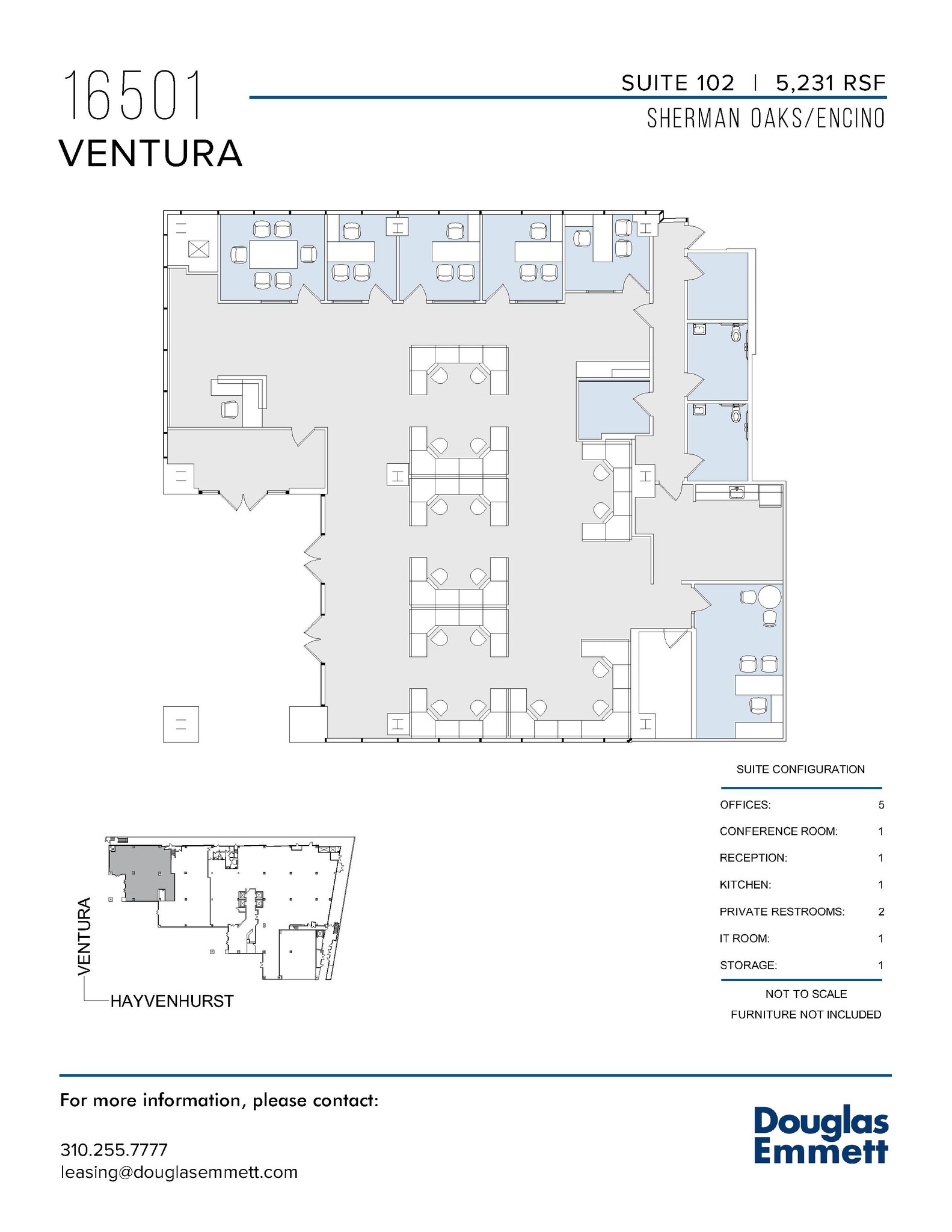 16501 Ventura Blvd, Encino, CA for lease Floor Plan- Image 1 of 1