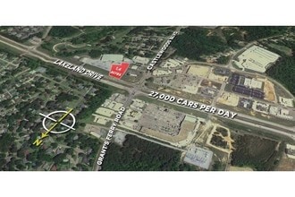 5651 Lakeland Dr, Flowood, MS - AERIAL  map view
