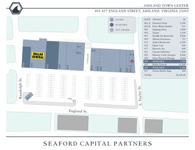 401-435 England St, Ashland, VA for lease Site Plan- Image 1 of 1