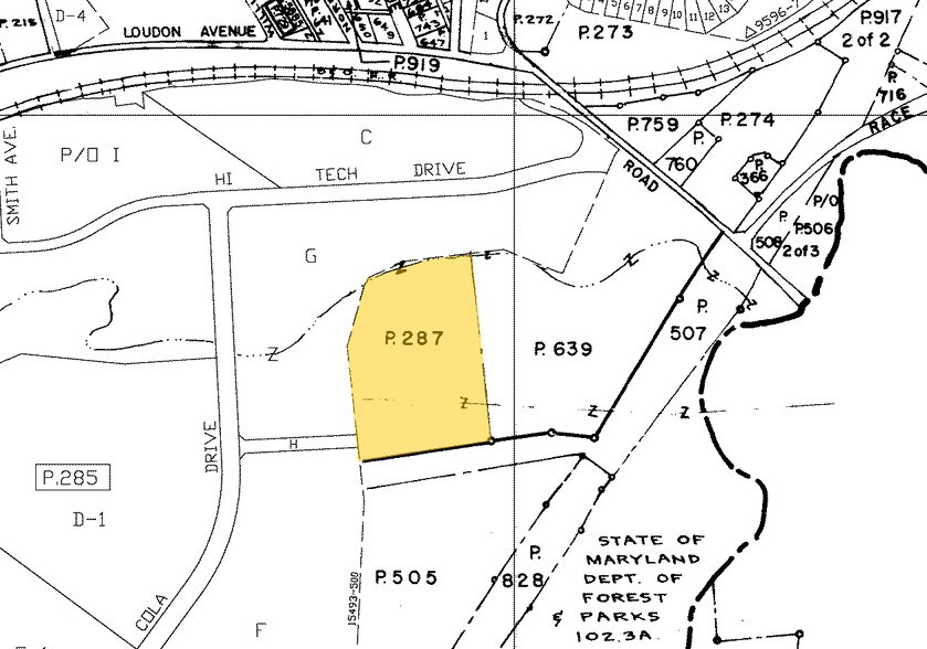 7410 Coca Cola Dr, Hanover, MD for sale - Plat Map - Image 1 of 1