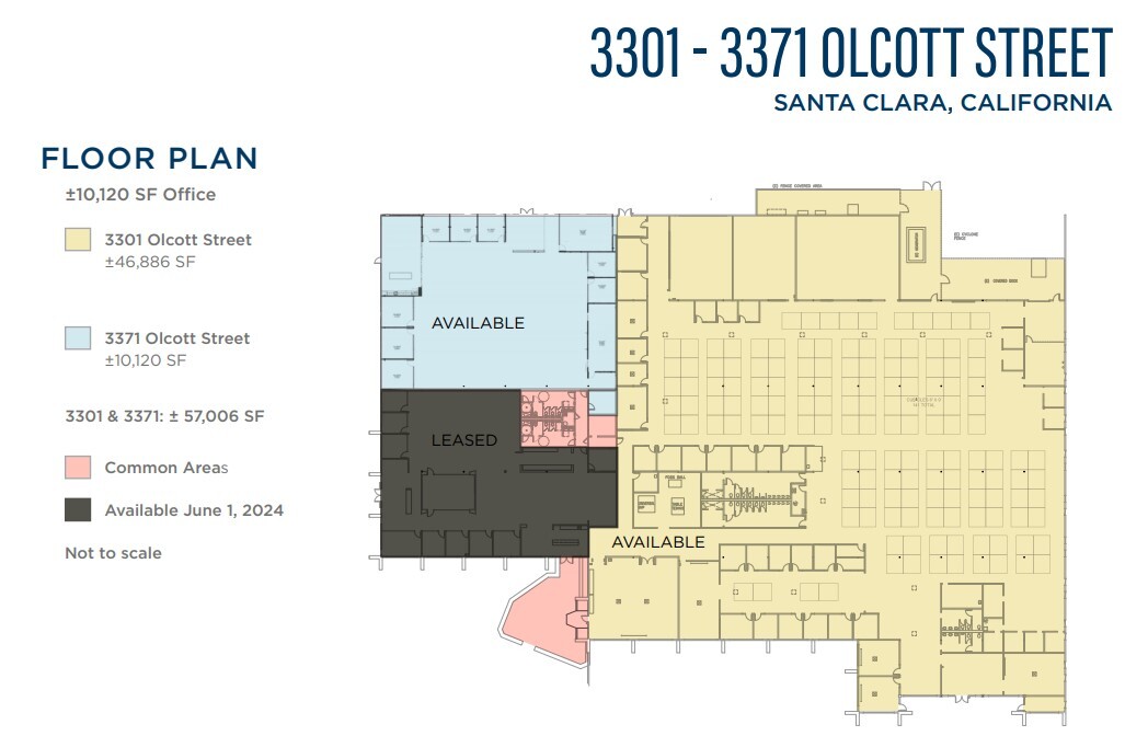 3301-3371 Olcott St, Santa Clara, CA for lease Floor Plan- Image 1 of 1