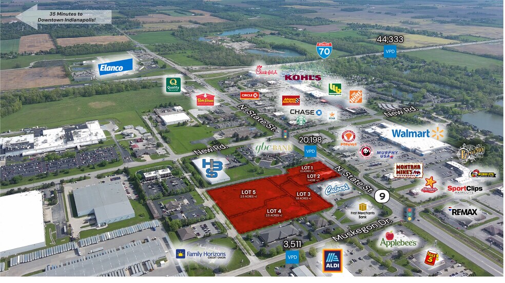 State Road 9 - Greenfield, IN portfolio of 5 properties for sale on LoopNet.com - Building Photo - Image 1 of 6