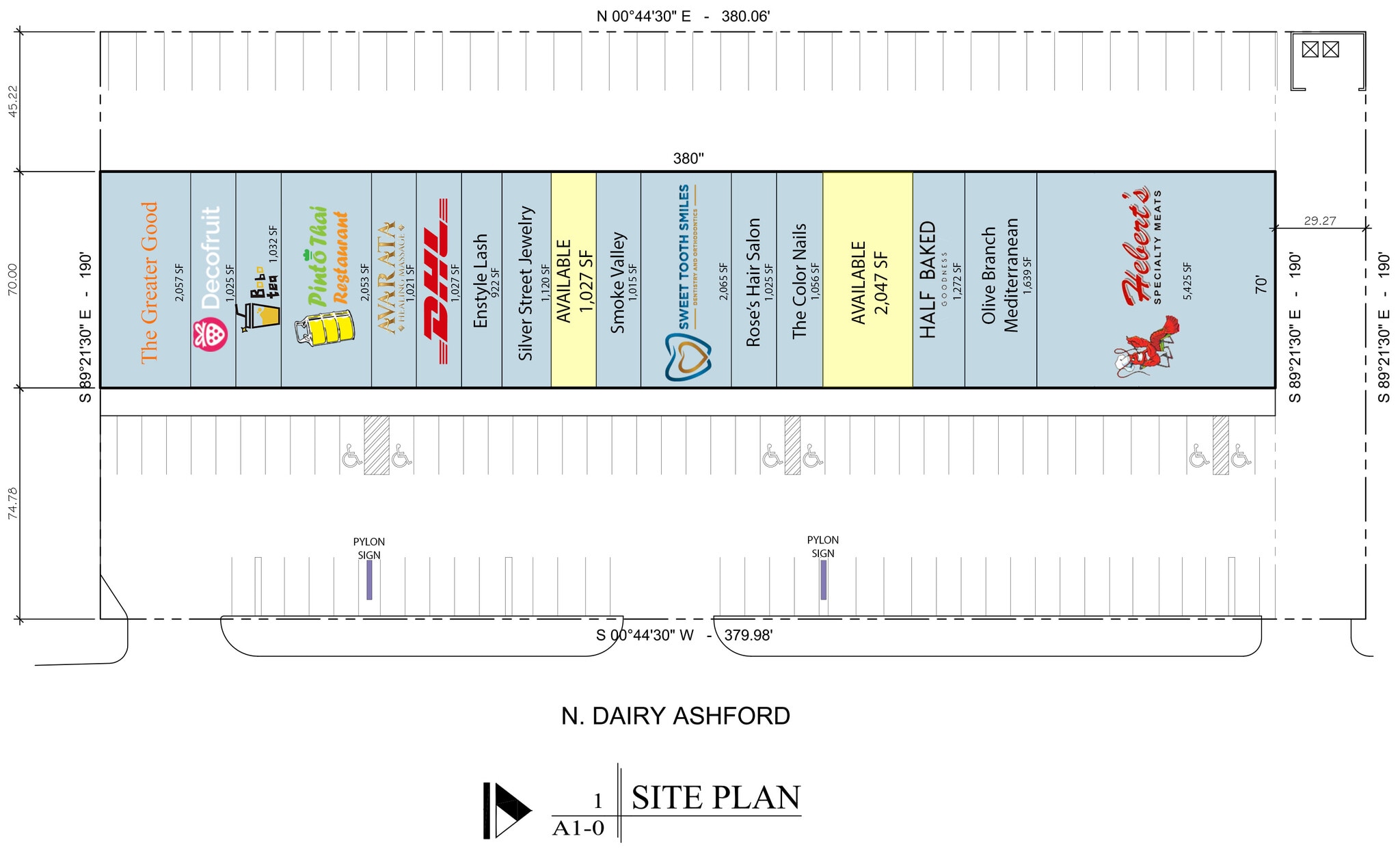 1001-1025 Dairy Ashford Rd, Houston, TX for lease Site Plan- Image 1 of 1