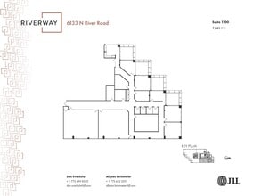 6133 N River Rd, Rosemont, IL for lease Floor Plan- Image 2 of 2