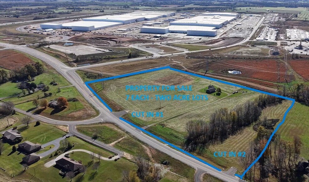 1055 Glendale Hodgenville Rd W, Glendale, KY for sale - Aerial - Image 1 of 11