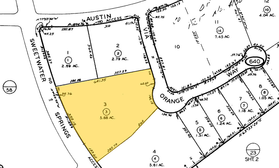 2810 Via Orange Way, Spring Valley, CA for lease - Plat Map - Image 2 of 5