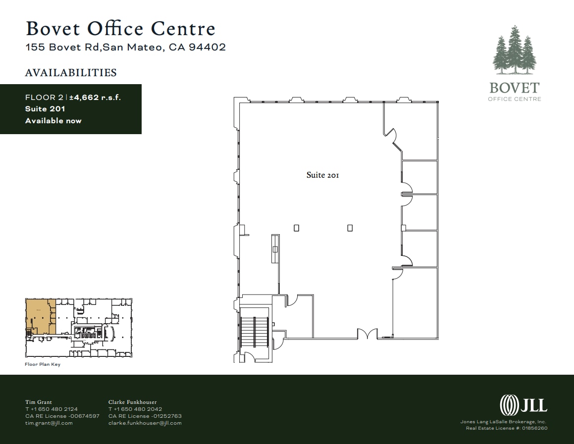 155 Bovet Rd, San Mateo, CA for lease Floor Plan- Image 1 of 1