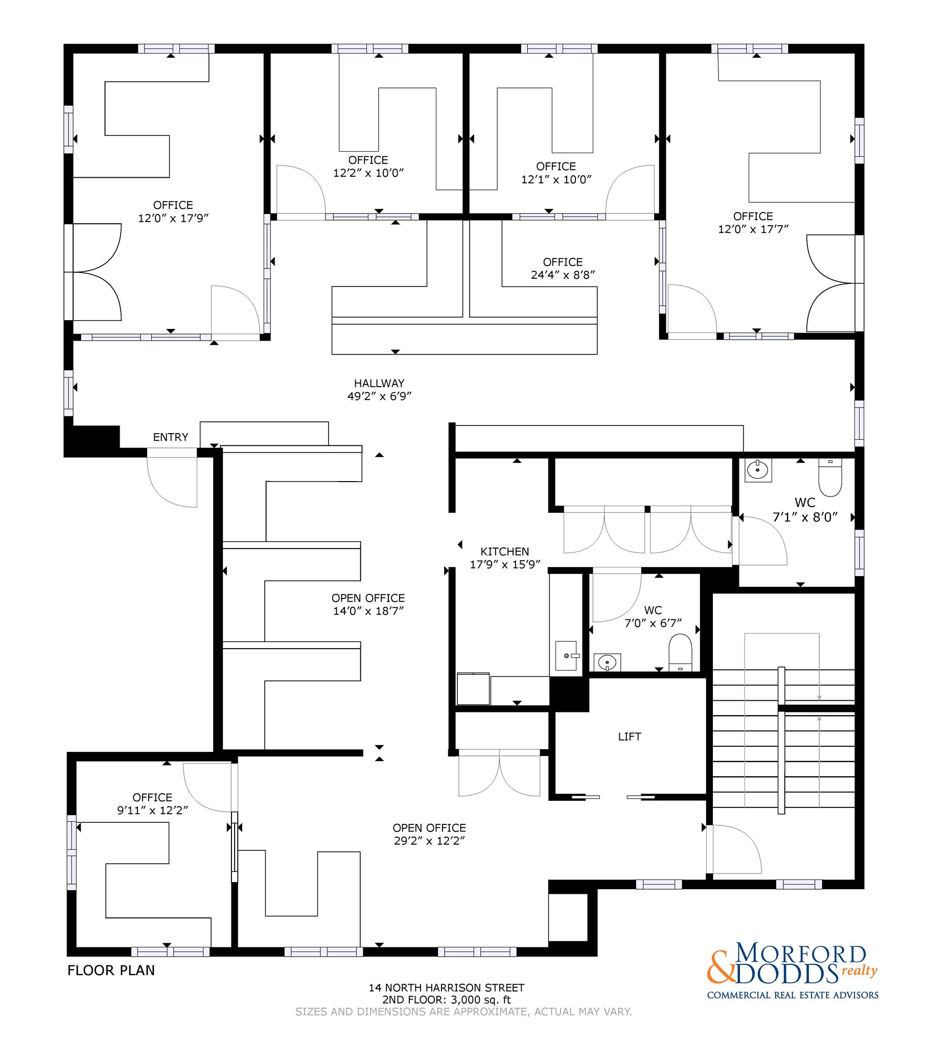 14 N Harrison St, Princeton, NJ for lease Floor Plan- Image 1 of 1