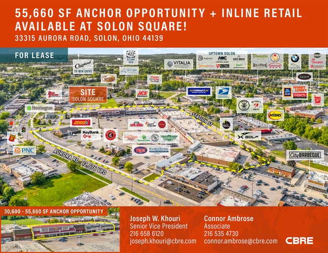 More details for 33311-33631 Aurora Rd, Solon, OH - Retail for Lease