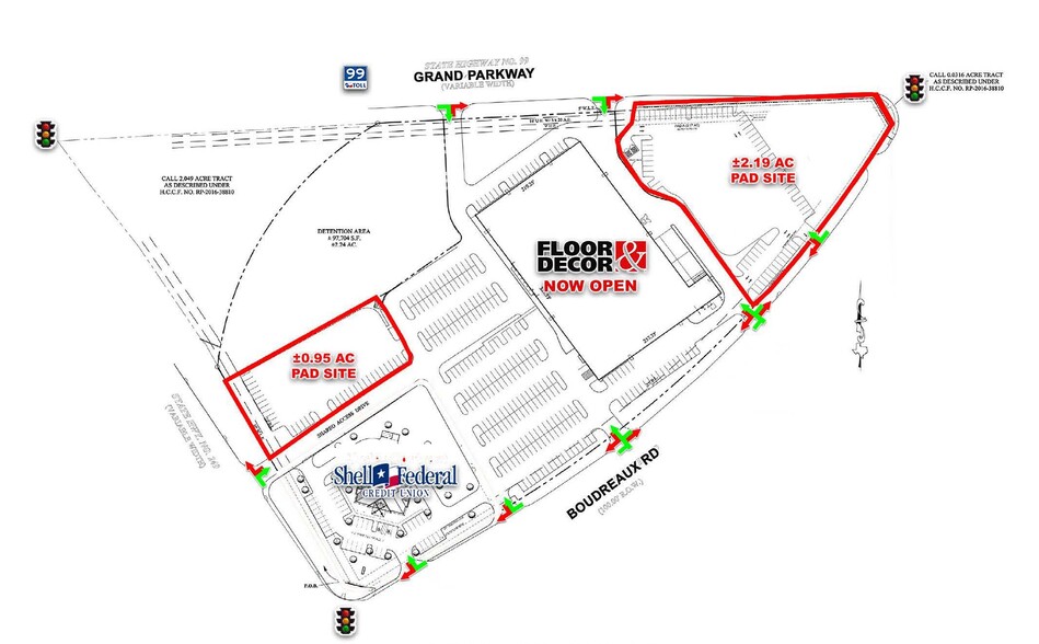 SEC Hwy 249 & Hwy 99, Tomball, TX for lease - Site Plan - Image 2 of 2