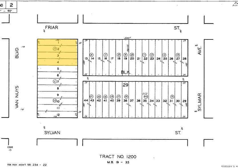 6320 Van Nuys Blvd, Van Nuys, CA for lease - Plat Map - Image 3 of 3