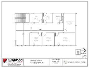 17197 N Laurel Park Dr, Livonia, MI for lease Floor Plan- Image 1 of 2