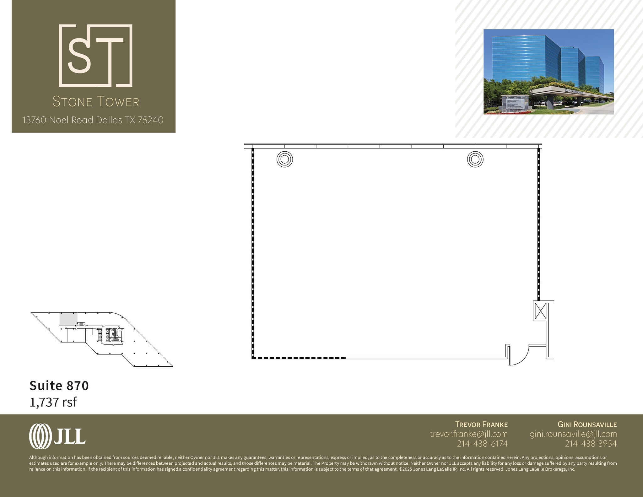 13760 Noel Rd, Dallas, TX for lease Floor Plan- Image 1 of 1