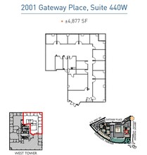 2001 Gateway Pl, San Jose, CA for lease Floor Plan- Image 1 of 1