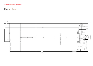 12 Strathearn Av, Brampton, ON for lease Floor Plan- Image 1 of 1