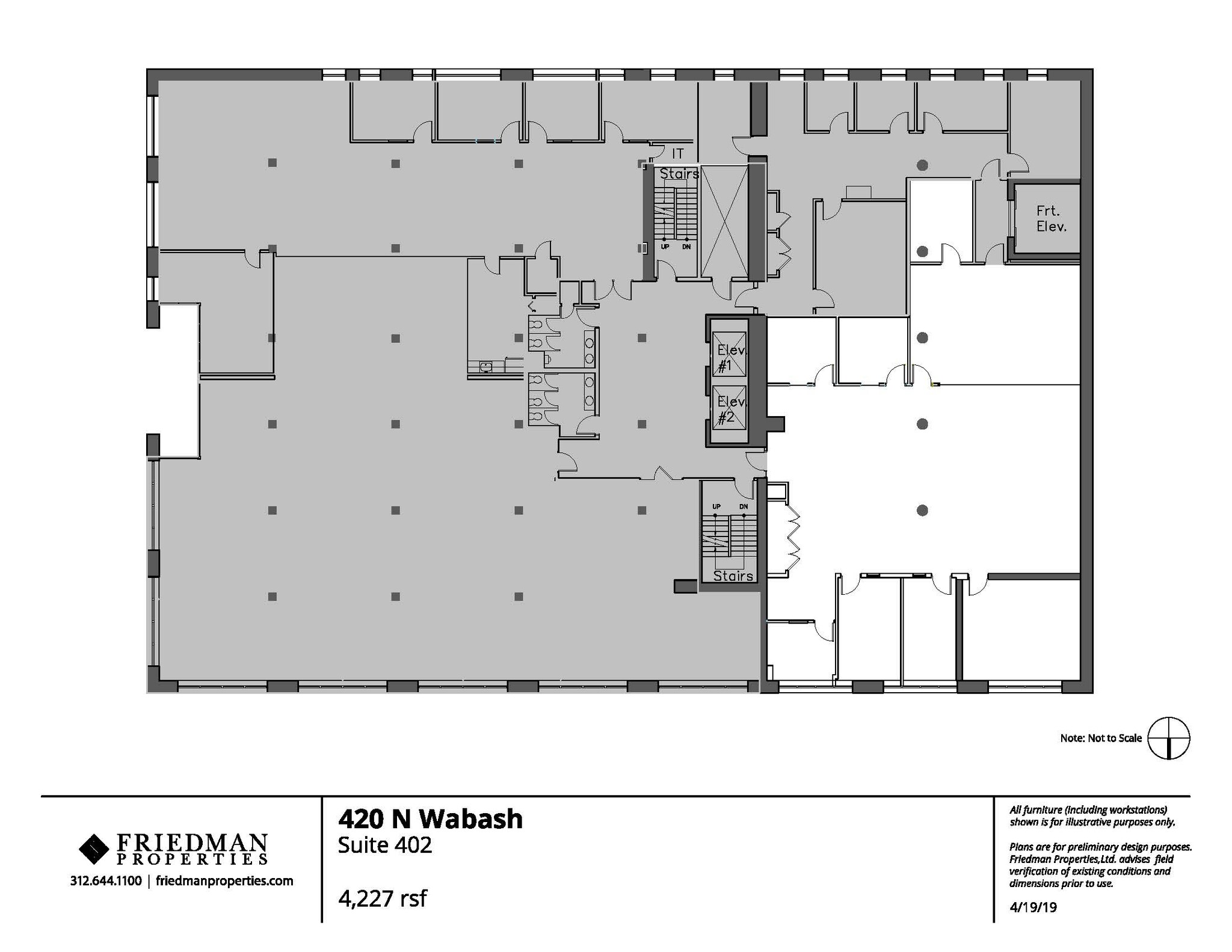 420 N Wabash Ave, Chicago, IL for lease Floor Plan- Image 1 of 3