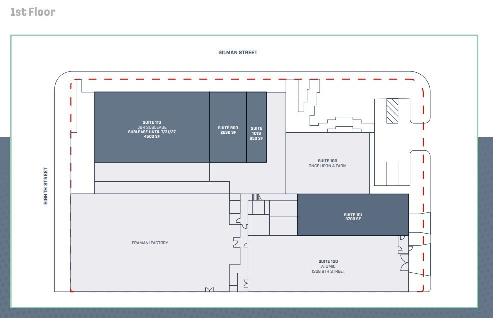 950 Gilman St, Berkeley, CA for lease Floor Plan- Image 1 of 1