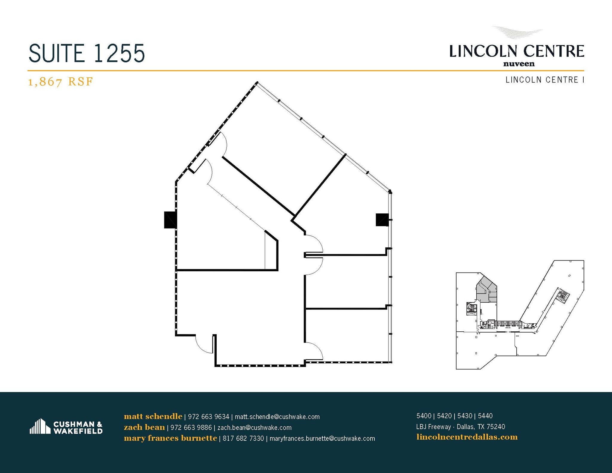 5400 Lyndon B Johnson Fwy, Dallas, TX for lease Floor Plan- Image 1 of 1