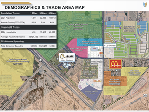 16986 W Pat Tillman Blvd, Surprise, AZ - aerial  map view