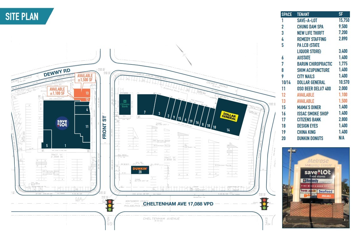 45-103 Cheltenham Ave, Cheltenham, PA for lease Site Plan- Image 1 of 1