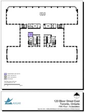 120 Bloor St E, Toronto, ON for lease Floor Plan- Image 1 of 1