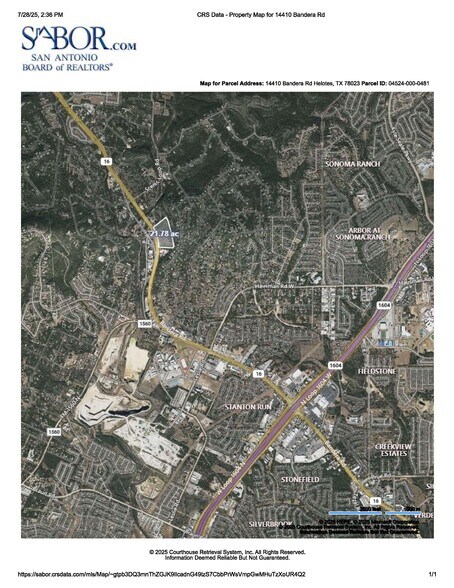 14200 & 14410 Bandera Rd, Helotes, TX for sale - Aerial - Image 3 of 4