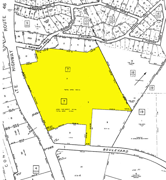 333 Route 46, Mountain Lakes, NJ for lease - Plat Map - Image 1 of 1