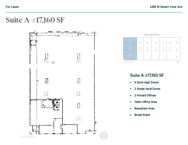 2255 W Desert Cove Ave, Phoenix, AZ for lease Floor Plan- Image 1 of 1