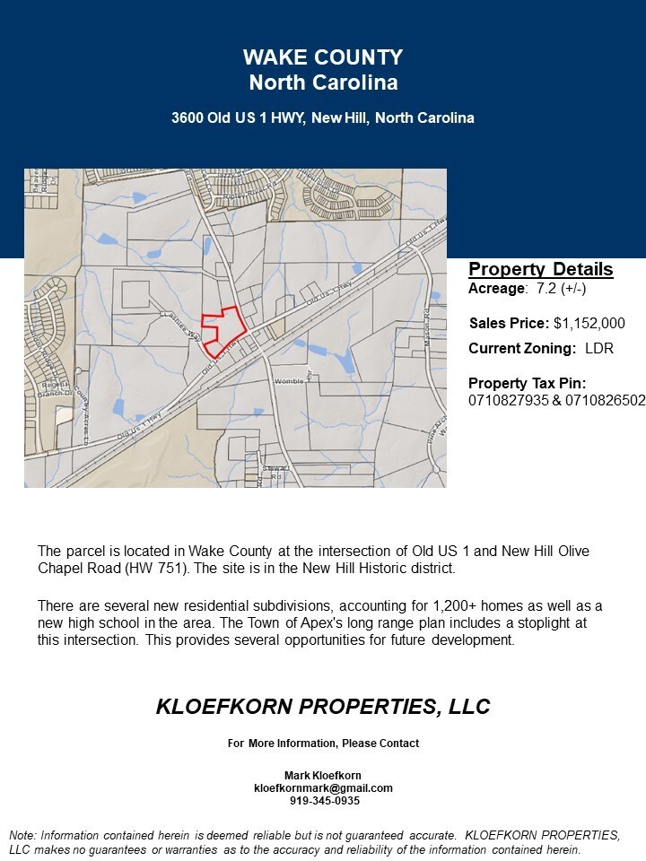 3600 Old Us 1 Hwy, New Hill, NC for sale Building Photo- Image 1 of 1