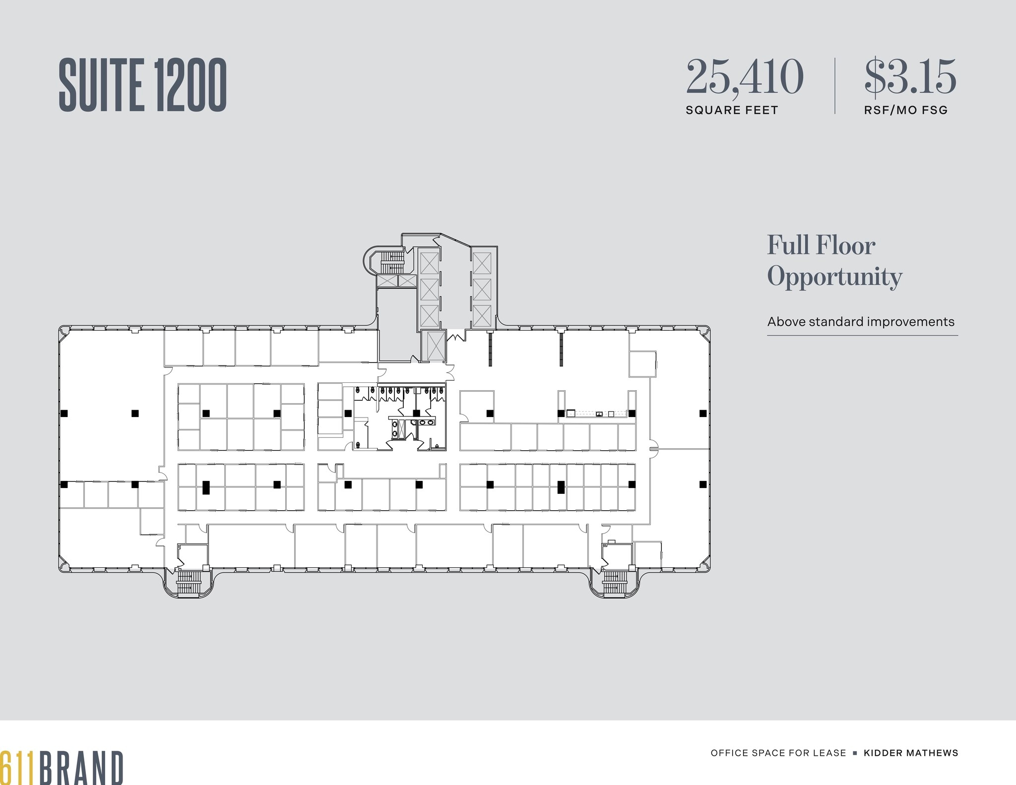 611 N Brand Blvd, Glendale, CA for lease Floor Plan- Image 1 of 1